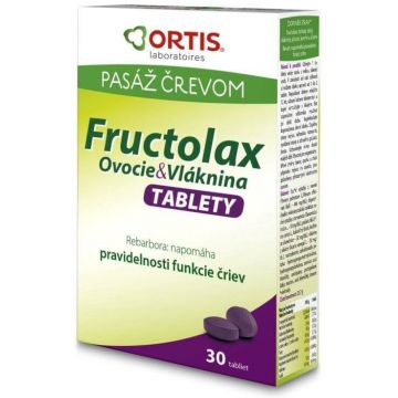 Fructolax Fructe și fibre 30 comprimate