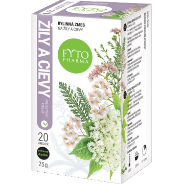 Fyto Pharma Amestec pe bază de plante pentru vene și vase de sânge, 20 x 1,25 g