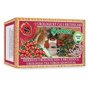 Herbex Ceai urologic cu merișoare, 20 x 3 g