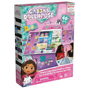 Joc de societate Gabby`s Charming Collection Game, 4 ani+, Gabby's Dollhouse