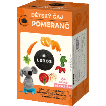Leros Ceai pentru copii Orange 20 x 2 g