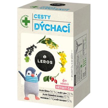 Leros Ceai pentru copii tract respirator 20 x 2 g