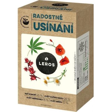 Leros Joyful Falling Asleep Cânepă și lupin, 20 x 1 g