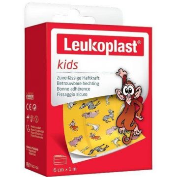 Leukoplast Kids Patch pentru copii, rolă 6 cm x 1 m