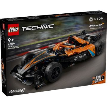 Masina de curse McLaren Formula E NEOM, 9 ani+, 42169, Lego Technic