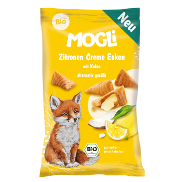 Mini pernute crocante Bio, Crema de Cocos si Lamaie, 30 g, Mogli