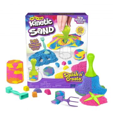 Nisip kinetic, + 3 ani, Squish n' Create, Kinetic Sand