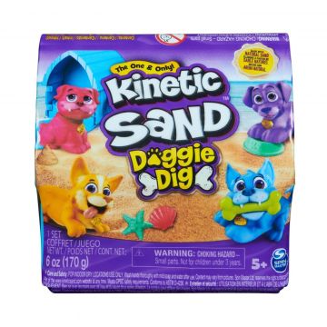 Nisip kinetic, + 5 ani, Doggie Dig, Kinetic Sand