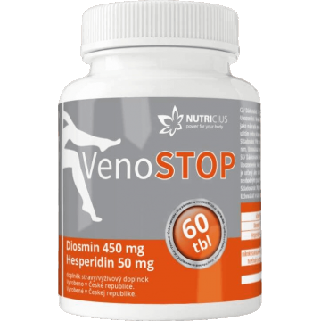 Nutricius VenoSTOP Diosmin 450 mg / Hesperidin 50 mg 60 comprimate