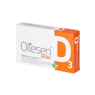 Oilesen Forte Vitamina D3, 4000UI, 60 capsule, Holistic One