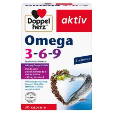 Omega 3-6-9 Aktiv, 30 capsule, Doppelherz