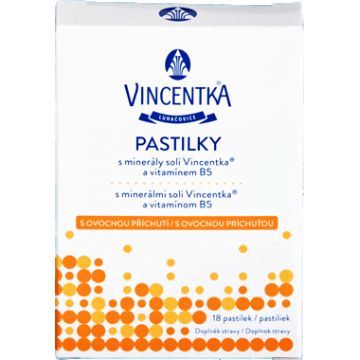 Pastile de fructe Vincentka 18 buc