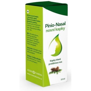 Pinio-Nasal Pinio - Picături nazale nazale cu uleiuri esențiale 10 ml