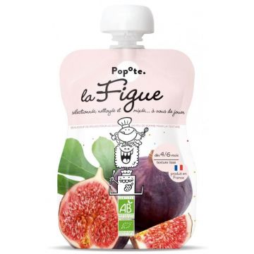 Piure Bio cu 70% smochine, 4-6 luni, 120 g, Popote