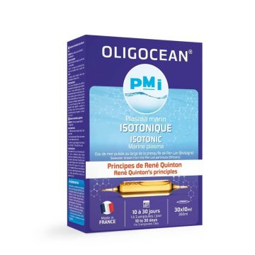 Plasma marina izotonica, 30 fiole x 10 ml, Oligocean