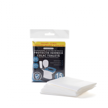 Protectie igienica colac toaleta, 15 bucati, Kidscenter