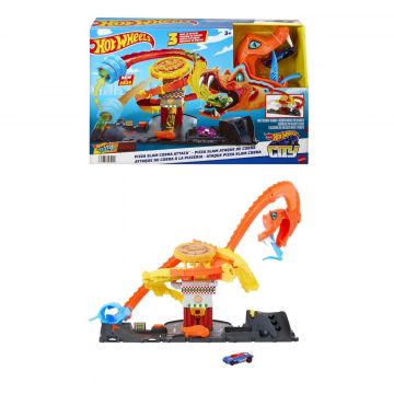 Set de joaca Pizzerie si Cobra, 3 ani+, Hot Wheels
