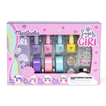 Set pentru unghii si bratari Super Girl, Martinelia