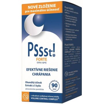 Simply You Pssst! Forte Oral Spray împotriva sforăitului 25 ml