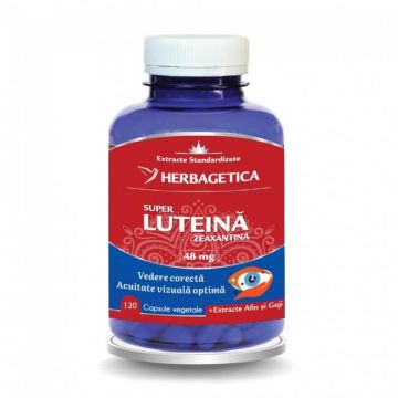 Super Luteina Zeaxantina, 120 capsule vegetale, Herbagetica