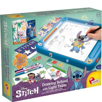 Tablita de desen cu lumini, +5 ani, Stitch, Lisciani