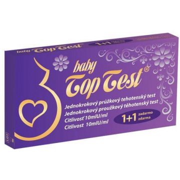Test de sarcină Baby Top - bandă 2 buc