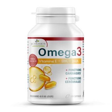 3 Chênes Omega 3 formulă îmbunătățită 120 capsule