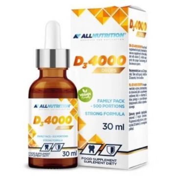 Allnutrition D3 4000 picături, 30 ml