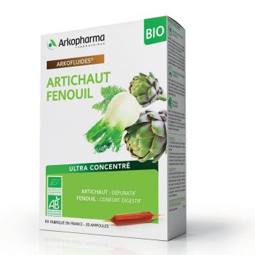 Arkopharma Arkofluids Anghinare organică Fenicul 20 flacoane