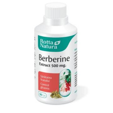 Berberine, 500 mg, 90 capsule, Rotta Natura