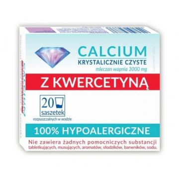 Calcium Crystal Clear cu Quercetin, 20 pliculețe