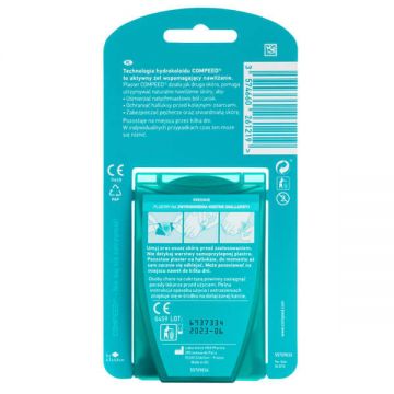 Compeed, tencuieli pentru hallux, hidrocoloid, 5 bucăți