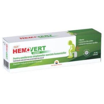 Crema Hemovert, 40 ml, Sun Wave Pharma