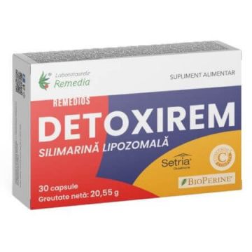 Detoxirem Remedios, 30 capsule, Laboratoarele Remedia