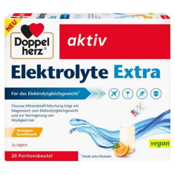 Electroliti extra Aktiv, 20 plicuri, Doppelherz