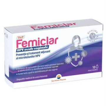 Femiclar HPV, 10 ovule, Sun Wave Pharma