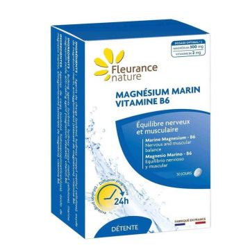 Fleurance Nature Magneziu marin și vitamine B6 Echilibru nervos și muscular 60 de tablete