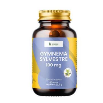 Gymnema Sylvestre, 100 mg, 60 capsule, Laboratoarele Remedia