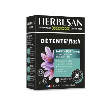 Herbesan Détente Flash 30 Comprimés