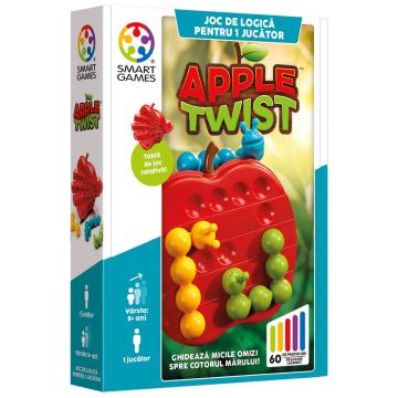 Joc de logica cu 60 de provocari Apple Twist, 5 ani+, Smart Games