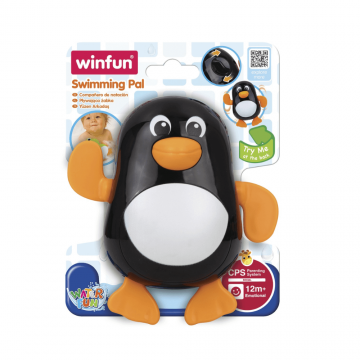 Jucarie de baie Pinguinul Inotator, + 1 an, Winfun