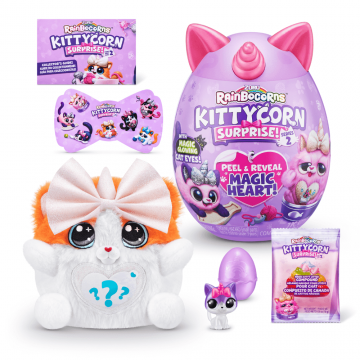 Jucarie de plus KittyCorn Surprise S2, 3 ani+, Diverse Modele, Rainbocorns