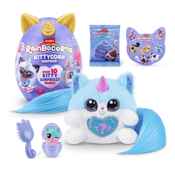 Jucarie de plus KittyCorn Surprise S3, 3 ani+, Rainbocorns