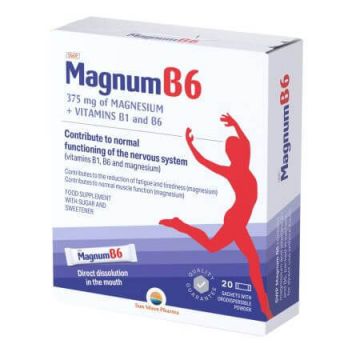 Magnum B6, 20 plicuri, Sun Wave Pharma