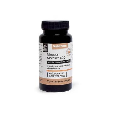 Nat&Form Nutraceuticals Premium Minceur MorosilTM 40 60 Gélules