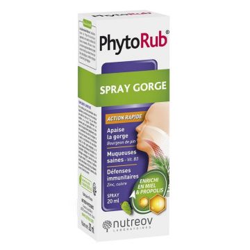 Nutreov Phyto-Rub Spray pentru gât 30ml