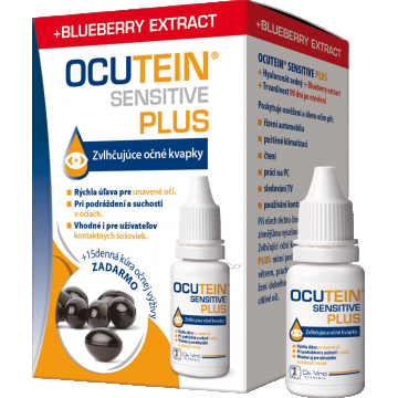 Ocutein Sensitive Plus picături pentru ochi 15ml + Ocutein Fresh 15 capsule gratuite