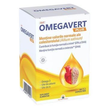 Omegavert Plus, 60 capsule, Sun Wave Pharma