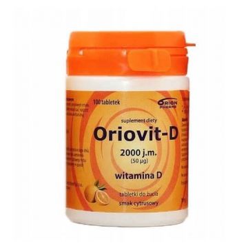 Oriovit-D 2000 UI, 100 comprimate