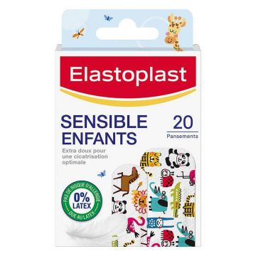 Pansamente Elastoplast pentru copii sensibili x20